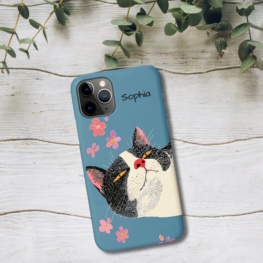 Relaxed Cat Case-Mate iPhone Case
