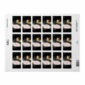 Relaxed Cat Tolerates Dog Labels van RoseWrites (Full Sheet)