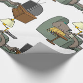 Relaxed Dog Tv bekijken Cadeaupapier