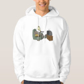 Relaxed Dog Tv bekijken Hoodie (Voorkant)