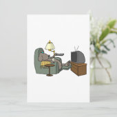 Relaxed Dog Tv bekijken Kaart (Staand voorkant)