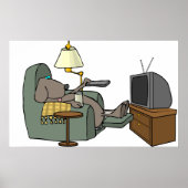 Relaxed Dog Tv bekijken Poster (Voorkant)