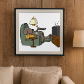 Relaxed Dog Tv bekijken Poster