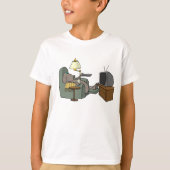 Relaxed Dog Tv bekijken T-shirt (Voorkant)