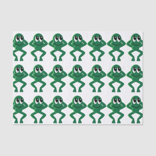 RELAXED FROG TISSUEPAPIER (Voorkant)
