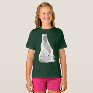 Relaxed IJsbeer - Minimalistische Kunst T-shirt