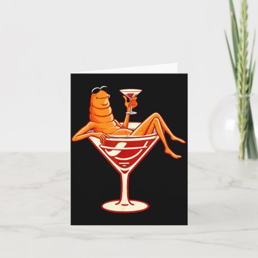 Relaxed Marcus The Worm Tail Funny Marcus The Worm Kaart (Voorkant)