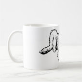 Relaxed Spinone Ink Art Coffee Mug Koffiemok (Links)