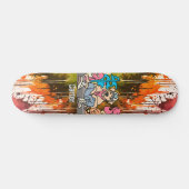 Relaxed Street Retro Dog | grappig Persoonlijk Skateboard (Horizontaal)