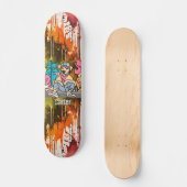 Relaxed Street Retro Dog | grappig Persoonlijk Skateboard (Voorkant)