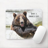 relaxed zwart beer met quote muismat (Met muis)