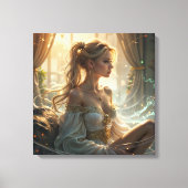 Relaxen in een magische sfeer canvas afdruk (Voorkant)