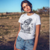 Relaxen Vrouw Met Wijn Adem Sublimatie T-shirt