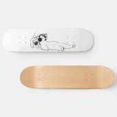 relaxerend muziekpolair beer persoonlijk skateboard (Horizontaal)