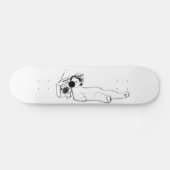 relaxerend muziekpolair beer persoonlijk skateboard (Horizontaal)