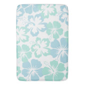 Relaxerende blauw-blauw-hibiscus badmat (Voorkant Verticaal)