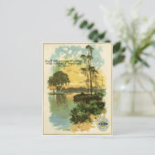 Relaxerende  strand briefkaart (Staand voorkant)