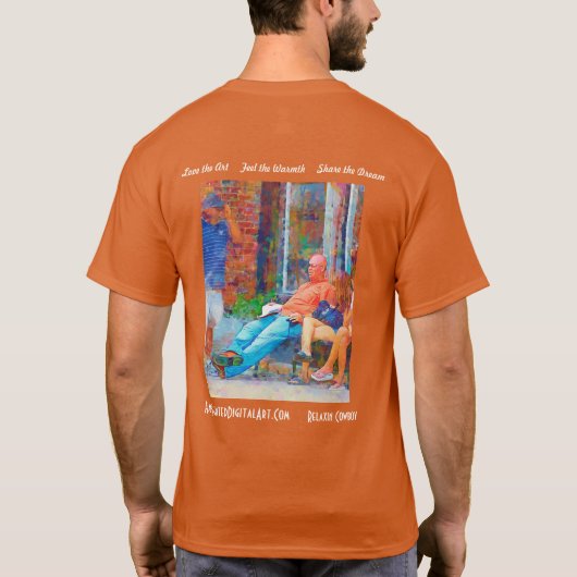 Relaxin Cowboy T-shirt (Achterkant)