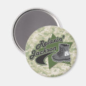 Relaxin' Jackson Magneet (Voorkant / Achterkant)