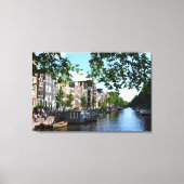 "Relaxing Amsterdam Day" Holland Canvas Wall Art (Voorkant)