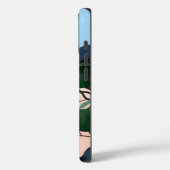 Relaxing Beach Day Minimal Coastal Art Print Case-Mate iPhone Case (Achterkant / Links)