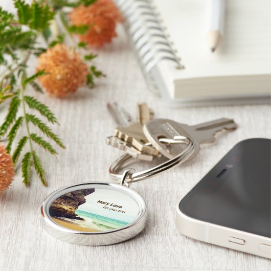 Relaxing Beach Sleutelhanger (Zijkant)