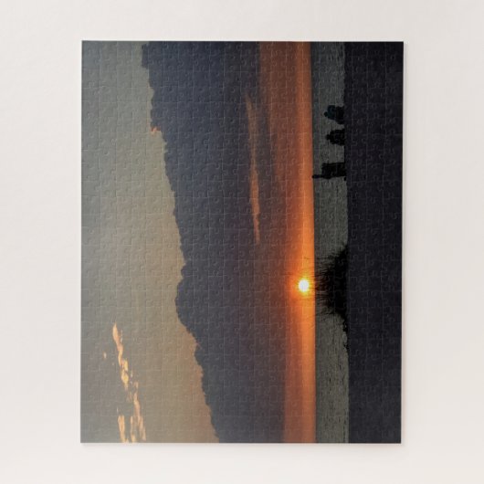 Relaxing Beach Sunset - 16x20 - 520 pcs Legpuzzel (Verticaal)