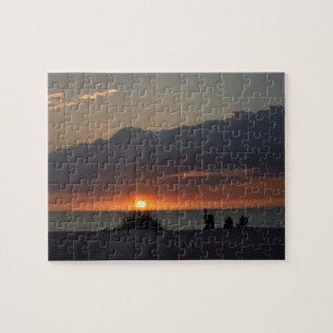 Relaxing Beach Sunset - 8x10 - 110 pc Legpuzzel