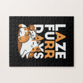Relaxing Cat Art - 'Laze Furr Days' voor kattenlie Legpuzzel (Horizontaal)
