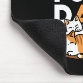 Relaxing Cat Art - 'Laze Furr Days' voor kattenlie Muismat (Hoek)