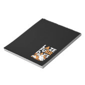 Relaxing Cat Art - 'Laze Furr Days' voor kattenlie Notitieblok (Linkerzijde)