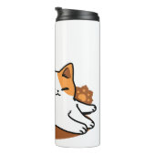 Relaxing Cat Art - 'Laze Furr Days' voor kattenlie Thermosbeker (Geroteerd rechts)