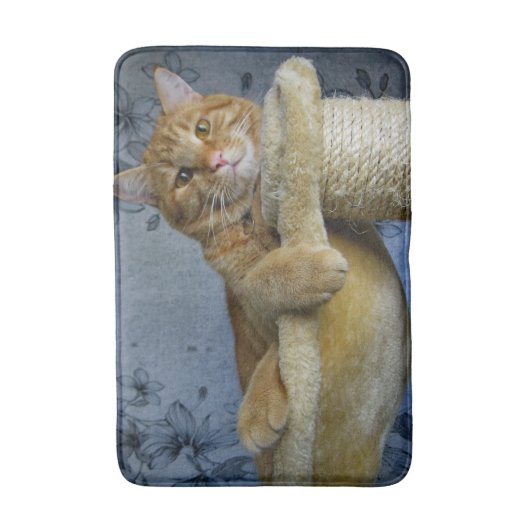 Relaxing Cat Badmat (Voorkant Verticaal)