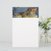 Relaxing Cat Briefpapier (Staand voorkant)