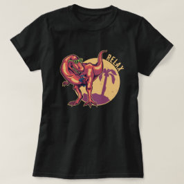 Relaxing Dinosaur T-shirt