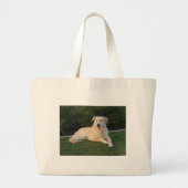 Relaxing Dog Grote Tote Bag (Voorkant)