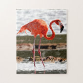 Relaxing Flamingo Legpuzzel (Verticaal)