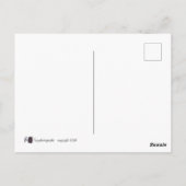 Relaxing Gorilla Briefkaart (Achterkant)