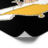 Relaxing in Bathroom Poster (Hoek)