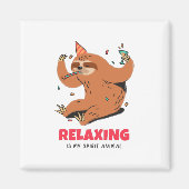 Relaxing is mijn diertje magneet (Voorkant)