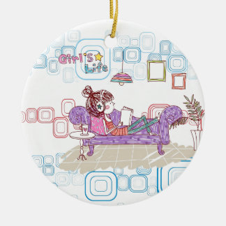 Relaxing Keramisch Ornament