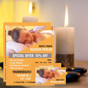 Relaxing Massage, Massage Therapist Visitekaartje