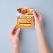 Relaxing Massage, massagetherapie, massageparlor Flyer (Hand)