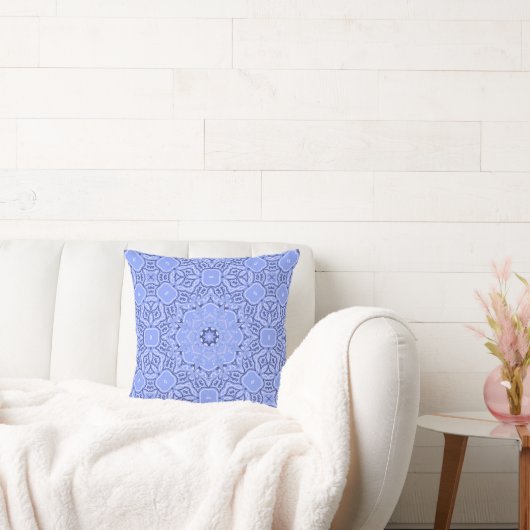 Relaxing Modern Liquid Mandala Pattern Kussen (Bank)