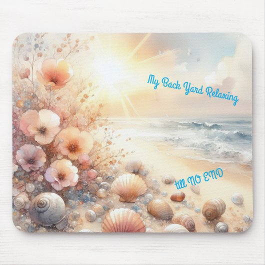 Relaxing on a Beach Somewhere Muismat (Voorkant)