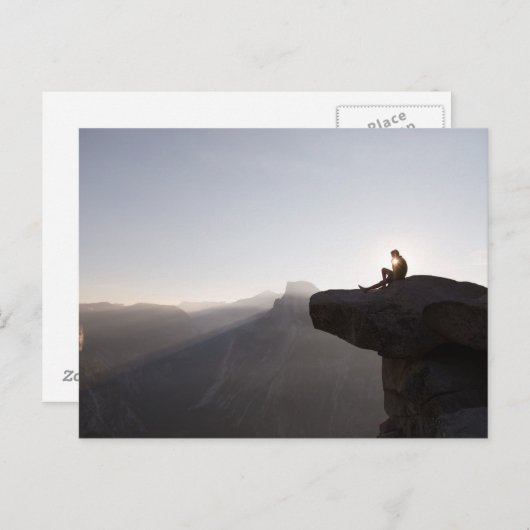 Relaxing on the rock briefkaart (Voorkant / Achterkant)