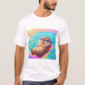 Relaxing Otter T-shirt (Voorkant)