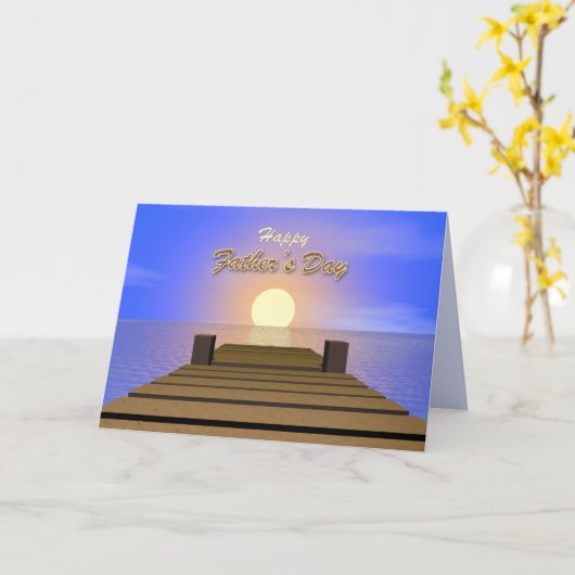 Relaxing Vaderdag Dock Kaart (Gele Bloem)