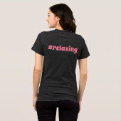 #relaxing Vibes Tri-Blend Shirt (Achterkant volledig)