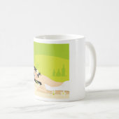 Relaxing Zen Spa Woman Tropical Wellness Koffiemok (Voorkant rechts)